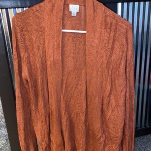 Burnt Orange Cardigan